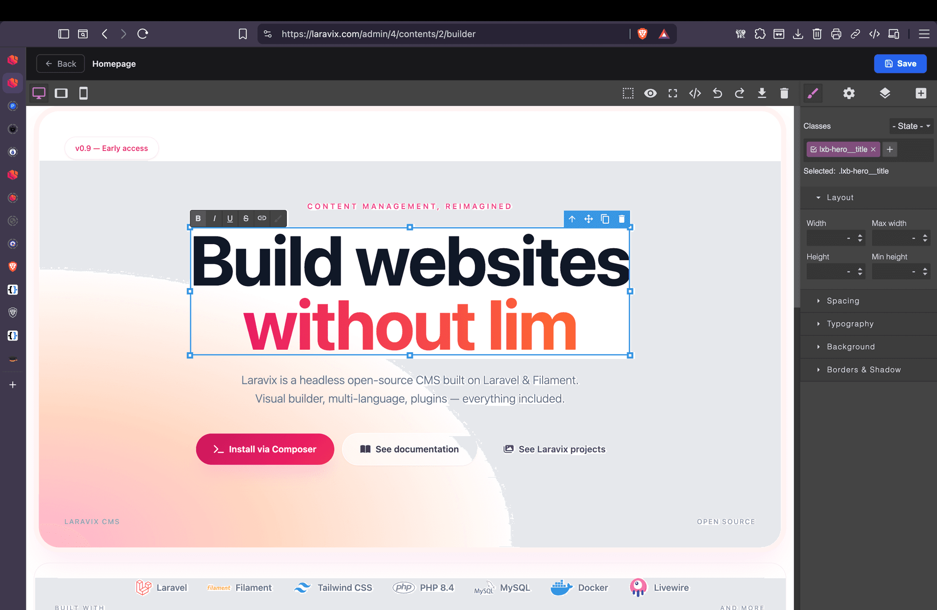 Laravix CMS — image 2 of 3